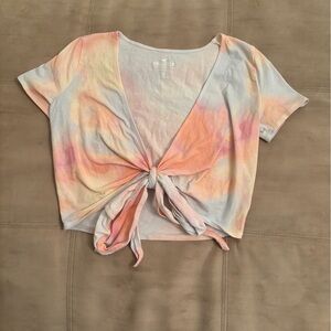 Hollister Pastel Tie-Dye Tee